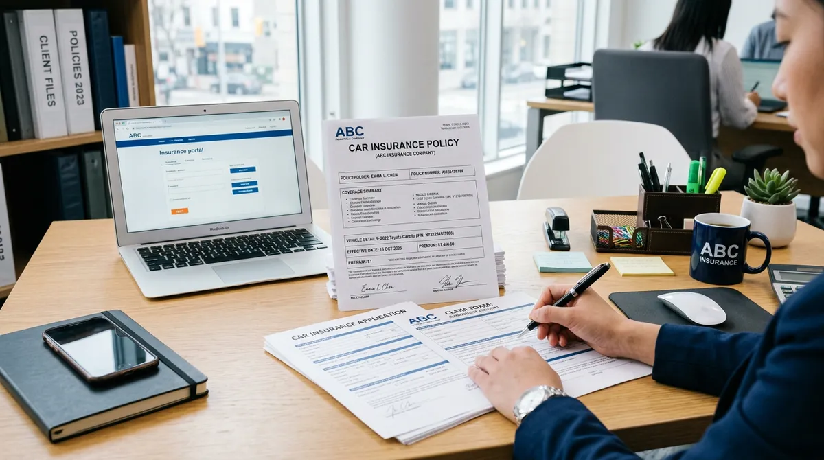 Работа со страховыми документами